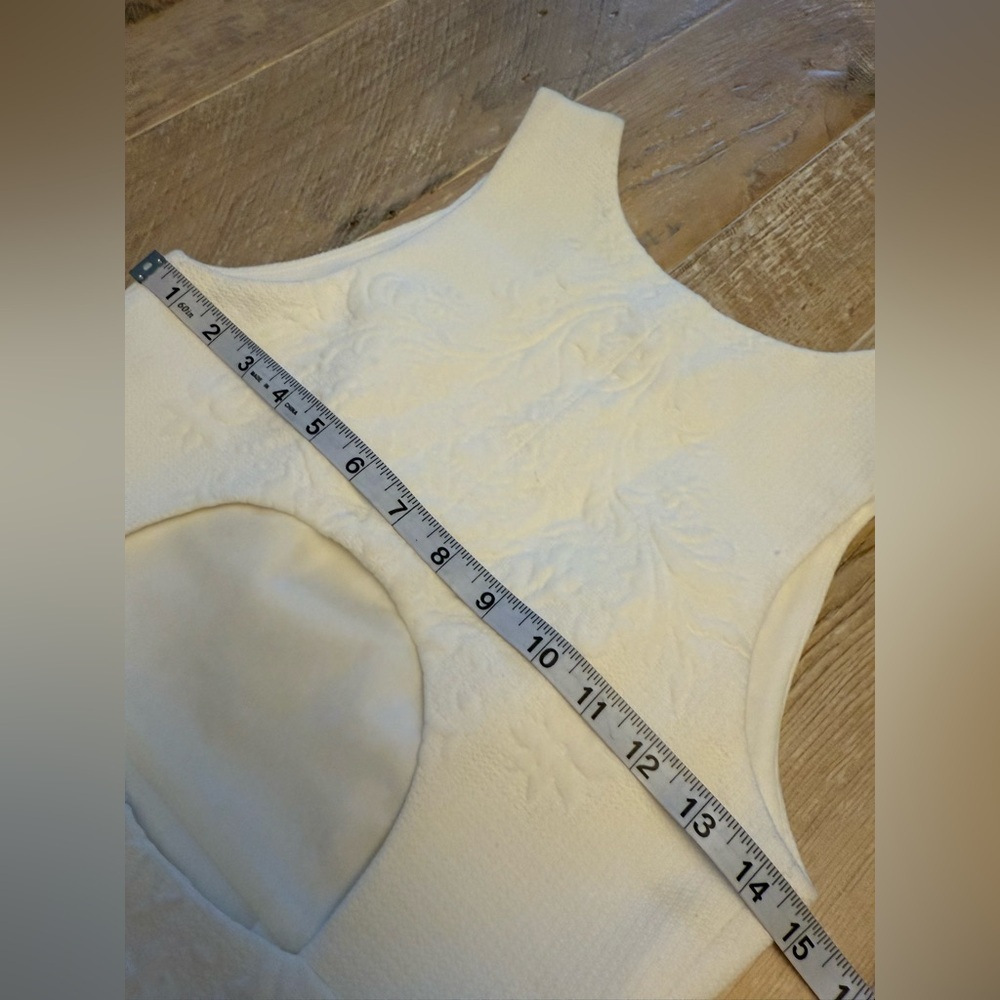 Amanda Uprichard Creamy White Textured Mini Dress XS - Picture 5 of 7
